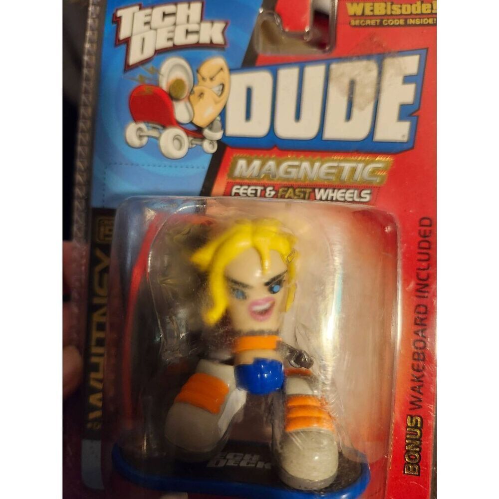 Tech Deck Dude action figure named Whitney. Vintage 2002
